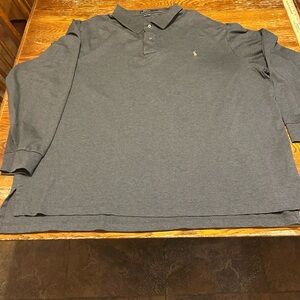 Polo by Ralph Lauren Charcoal Long Sleeve Shirt